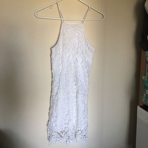 UO White Crochet Dress